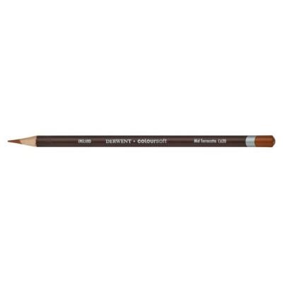 Derwent Coloursoft Pencil - 620 Mid Terracotta