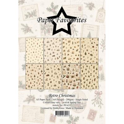 Paper Favourites Retro Christmas - Paper Pack