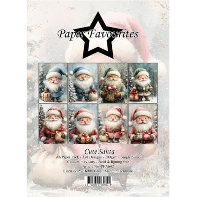 Paper Favourites Cute Santa - Paper Pack