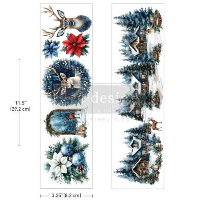 Prima Marketing Re-Design Luxe Transfers - Blue Ridge Winter