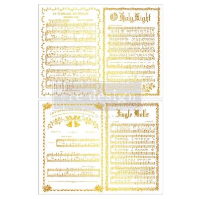 Prima Marketing Re-Design Middy Foil Transfers - Kacha Yuletide Symphony