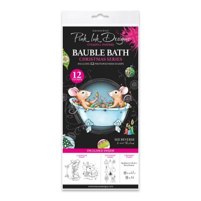 Katy Sue Designs Pink Ink Designs Stempel - Bauble Bath