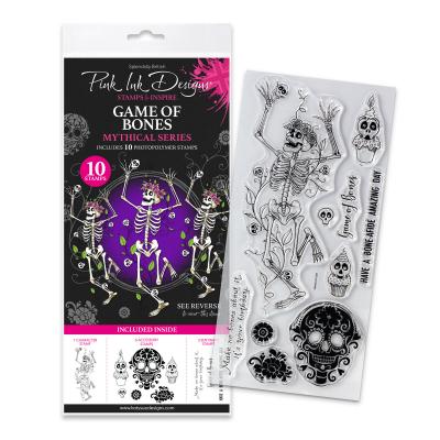 Katy Sue Designs Pink Ink Designs Stempel - Game of Bones