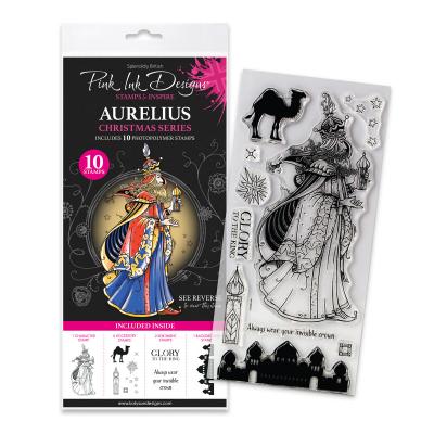 Katy Sue Designs Pink Ink Designs Stempel - Aurelius - Christmas King