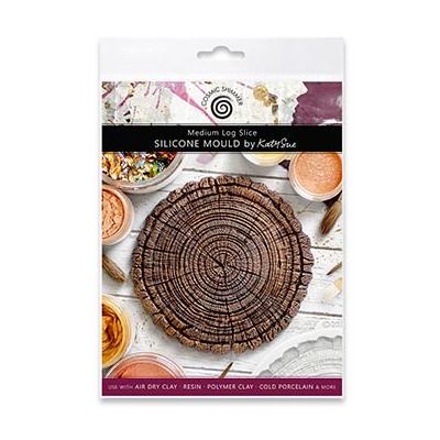 Katy Sue Designs Cosmic Shimmer Silicone Mould - Medium Log Slice