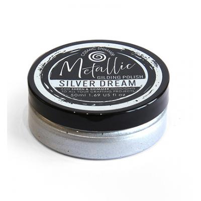 Katy Sue Designs Cosmic Shimmer Metallic Gilding Polish - Silver Dream