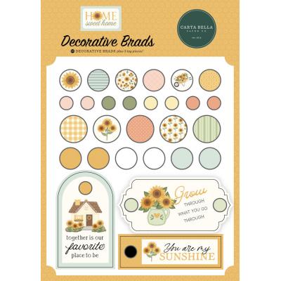 Carta Bella Home Sweet Home - Decorative Brads