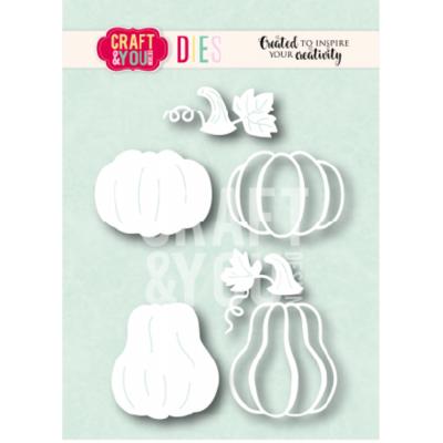 Craft & You Design Dies - Two Pumpkins