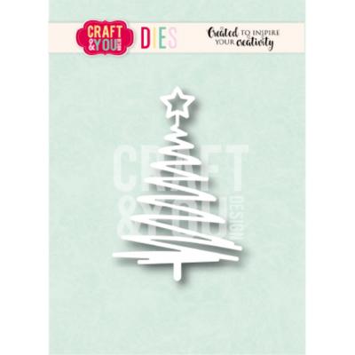 Craft & You Design Dies - Christmas Tree Zig Zag