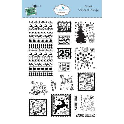 Elizabeth Craft Designs Comfy Cozy Stempel - Seasonal Postage