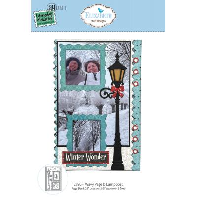 Elizabeth Craft Designs Comfy Cozy Die - Wavy Page & Lamppost