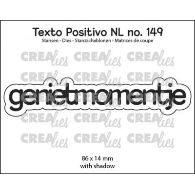 Crealies Texto Positivo Dies - Genietmomentje (NL)