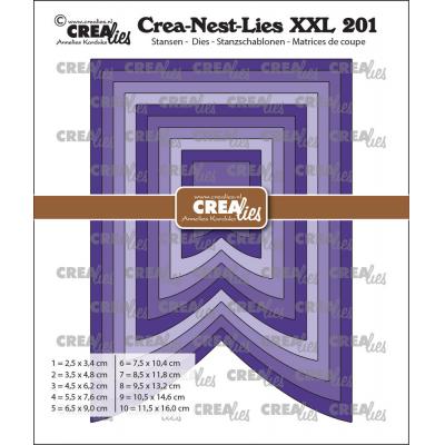 Crealies Crea-Nest-Lies XXL Dies - Banner C Smooth