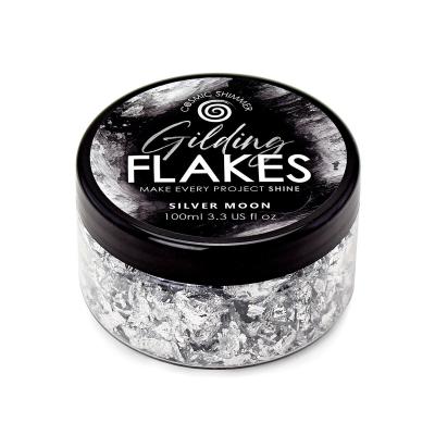 Cosmic Shimmer Gilding Flakes - Silver Moon