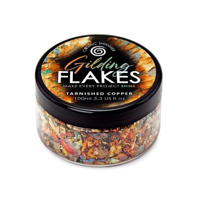 Cosmic Shimmer Gilding Flakes - Tarnished Copper