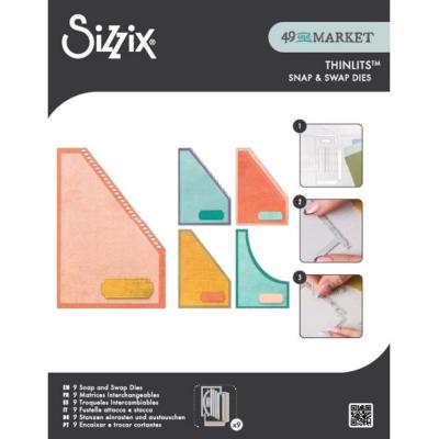 Sizzix 49 and Market Thinlits Dies - Snap And Swap Slanted Pocket