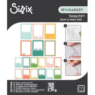 Sizzix 49 and Market Thinlits Dies - Snap and Swap Instamatic