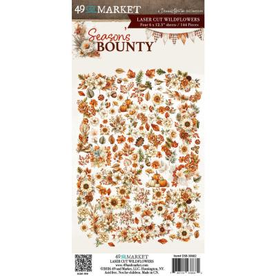 49 and Market Season's Bounty - Laser Cut Wildflowers