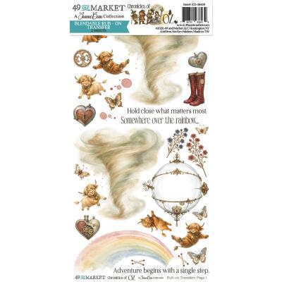 49 and Market Chronicles of Oz - Blendable Rub-on Transfer