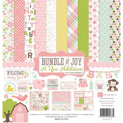 Echo Park Bundle of Joy A New Addition Girl Designpapier - Collection Kit