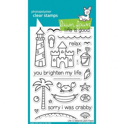 Lawn Fawn Clear Stamps - Life Is Good