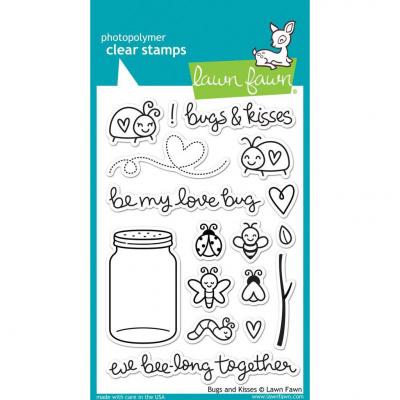 Lawn Fawn Clear Stamps - Bugs and Kisses