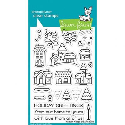 Lawn Fawn Clear Stamps - Winter Village