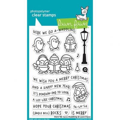 Lawn Fawn Clear Stamps - Here We Go A-Waddling