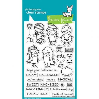Lawn Fawn Clear Stamps - Costume Party