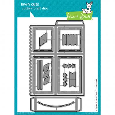 Lawn Fawn Lawn Cuts - Scalloped Box Card Pop-Up