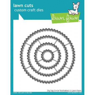 Lawn Cuts Zig Zag Circle Stackables