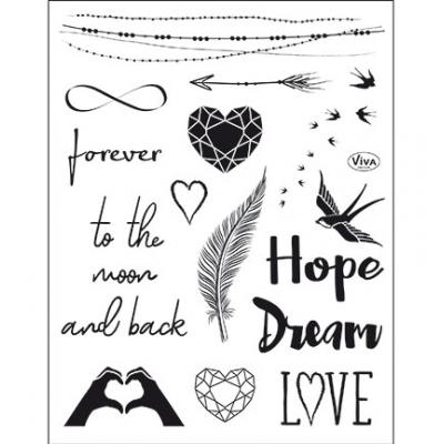 ViVa Clear Stamps - Forever