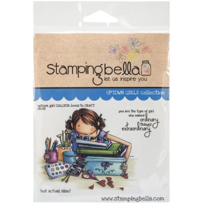 Cling Rubber Stamp Set ISABELLE LOVES ICE CREAM Stamping Bella Uptown Girls