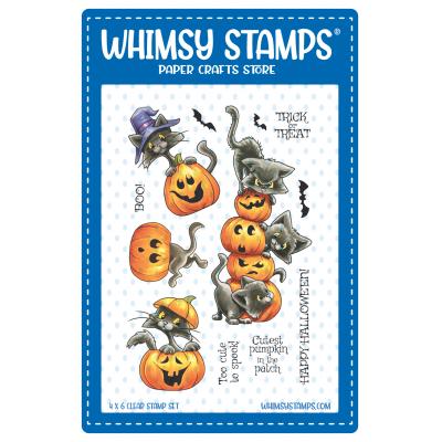 Whimsy Stamps Stempel Cat-O-Lanterns