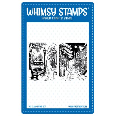 Whimsy Stamps Stempel - Dickens Background