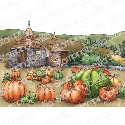 Stamping Bella Stempel - Pumpkin Patch Hut Backdrop