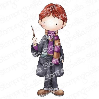 Stamping Bella Stempel - Tiny Townie Wizard in Training with Mouse