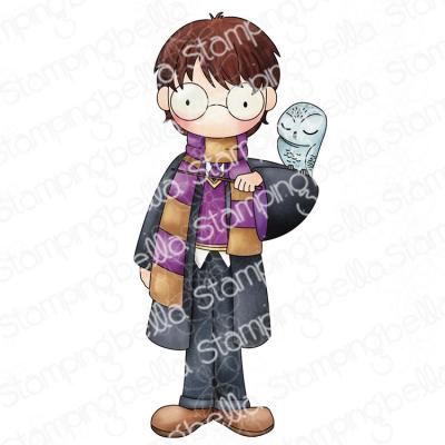 Stamping Bella Stempel - Tiny Townie Wizard in Training with Owl
