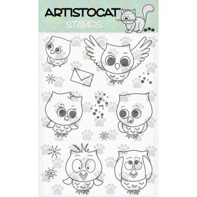 Artistocat Stamps Stempel - Eulen