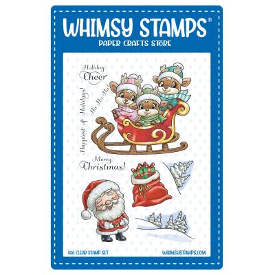 Whimsy Stamps Stempel - Ho Ho Ho Deer