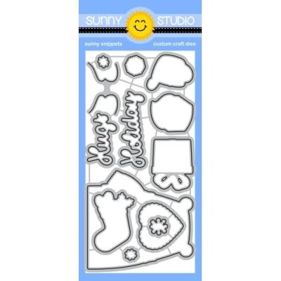 Sunny Studios Cutting Dies - Holiday Hugs