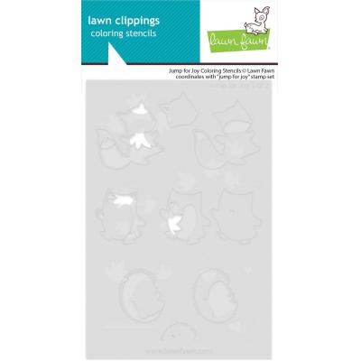 Lawn Fawn Lawn Clippings Coloring Stencils - Jump For Joy