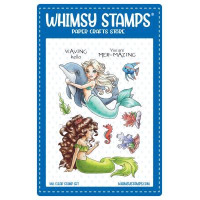 Whimsy Stamps Stempel - Mermaid Whispers