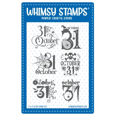 Whimsy Stamps Stempel October 31st