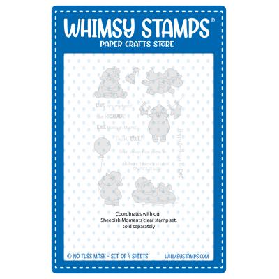 Whimsy Stamps NoFuss Masks - Sheepish Moments