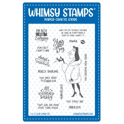 Whimsy Stamps Stempel - Slay the Day