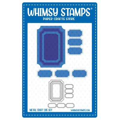 Whimsy Stamps die Set - Terrific Tickets Add-Ons