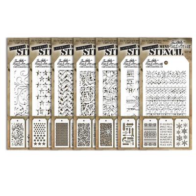 Stampers Anonymous Tim Holtz - Mini Layered Stencil Sets