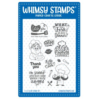 Whimsy Stamps Stempel - What's For Dinner