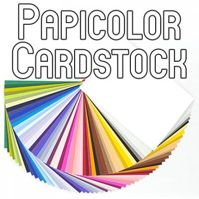 5 Blatt Papicolor Cardstock in verschiedenen Farben